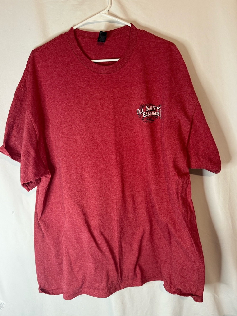 Old Salty Bastards Tavern T Shirt Mens 2XL St Thomas Virgin Islands Gildan